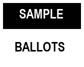 Sample Ballots